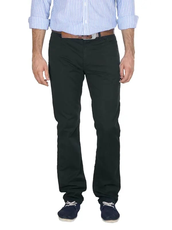 Highlander Men Black Trousers