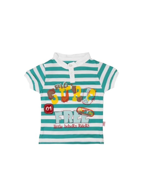 Doodle Boys Stripes Green T-shirt