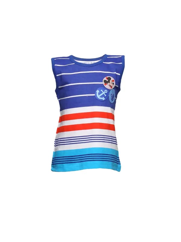 Disney Kids Girls Navy Stripes Mickey Kidswear