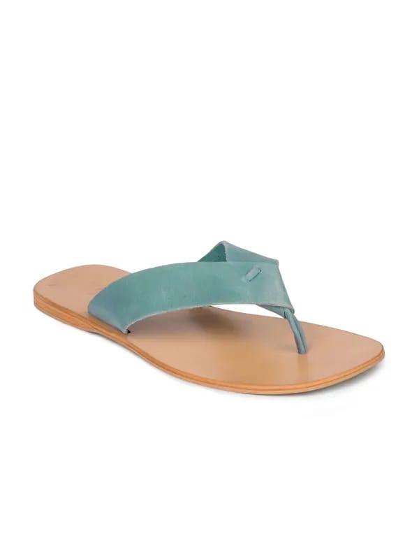 Estd. 1977 Men Turquoise Blue Sandals