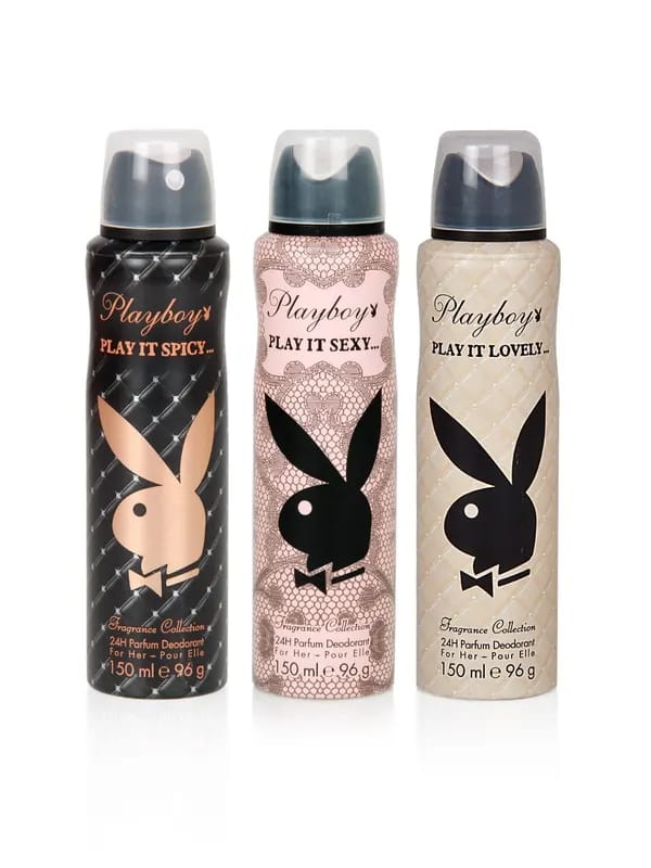 Playboy Women Pack of 3 Deos