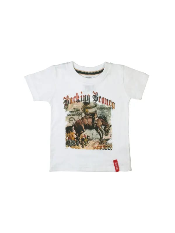 Gini and Jony Boys Rodeo White T-shirt