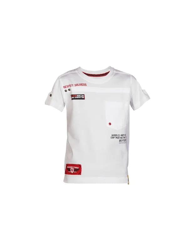 Gini and Jony Boys Aviator White T-shirt
