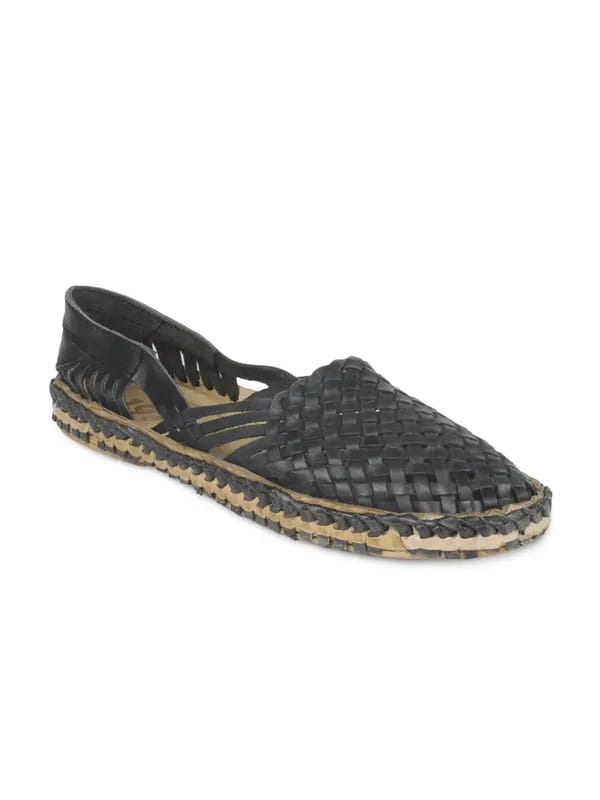 Estd. 1977 Men Black Sandals