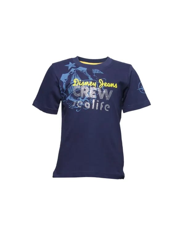 Disney Kids Boy's Navy Crew Sea Life Sialing Kidswear