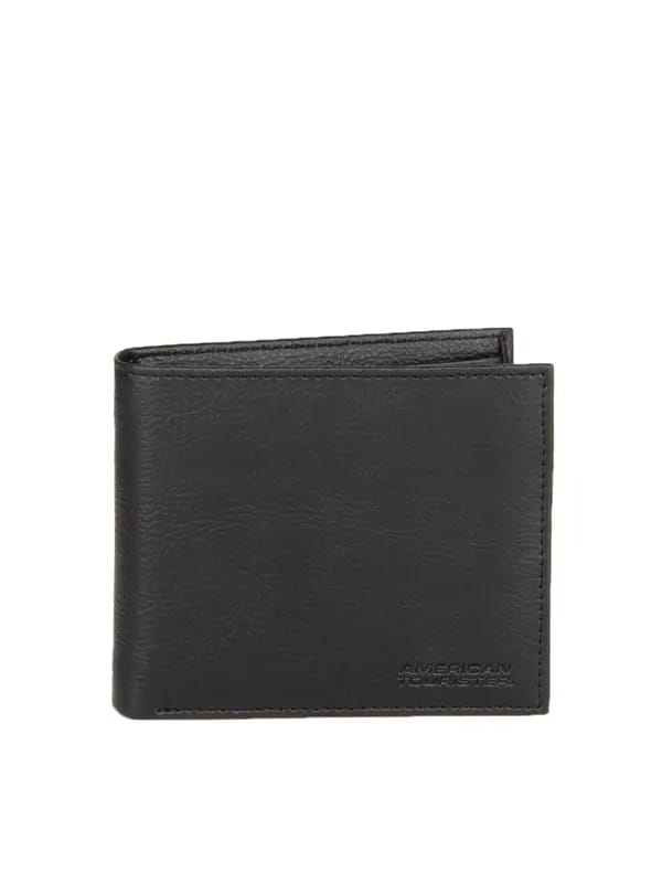 American Tourister Men Black Slim Fold Wallet