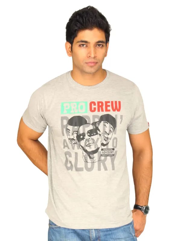 Probase Men's Away To Glory Grey Tshirt