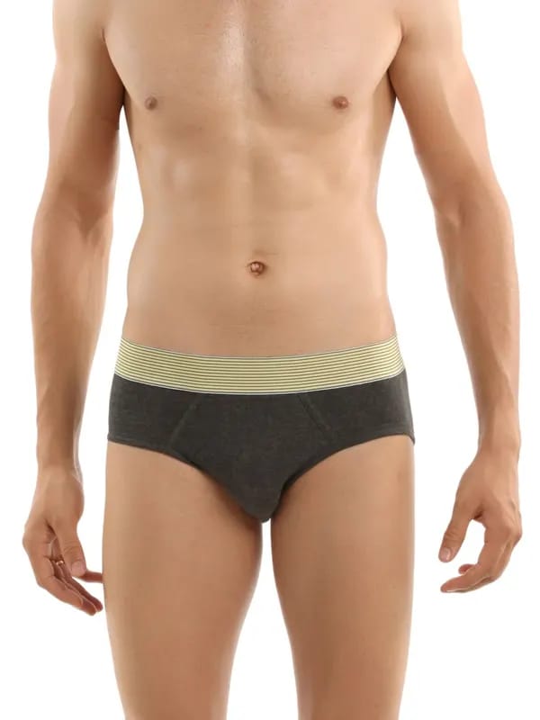 Basics Men Charcoal Hip Brief
