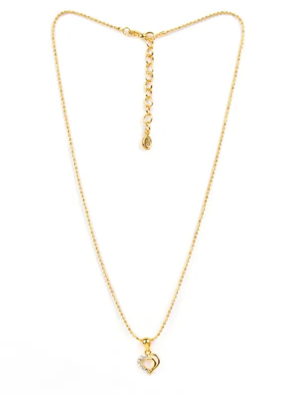 Estelle Women Gold Pendant with Chain