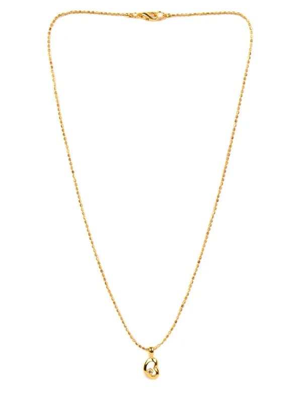 Estelle Women Gold Pendant with Chain