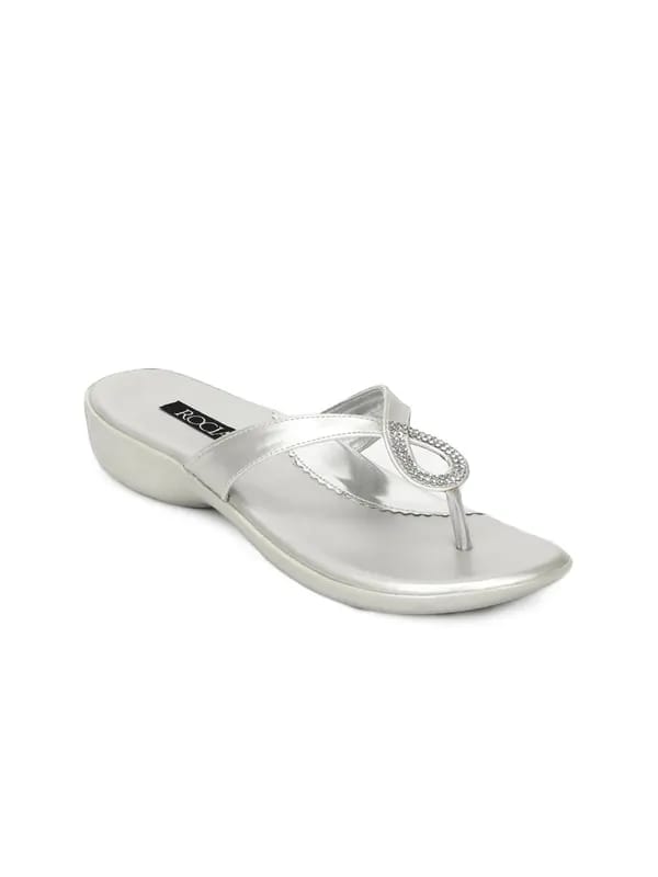 Rocia Women Silver Sandals
