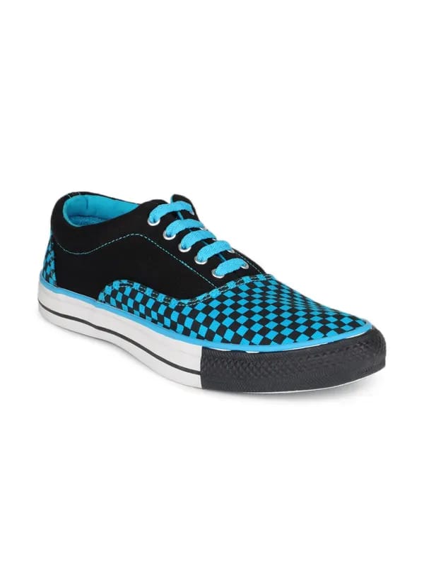 Converse Men Black and Blue Shoes