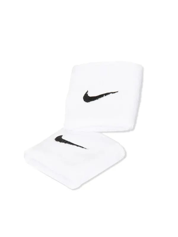 Nike Unisex Swoosh White Wristbands