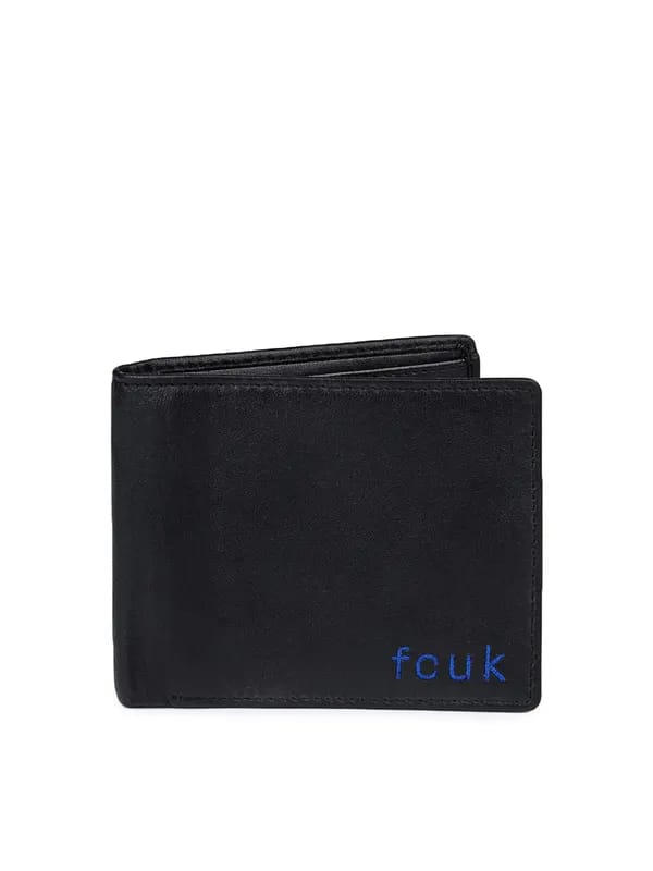 French Connection Men Black Wallet