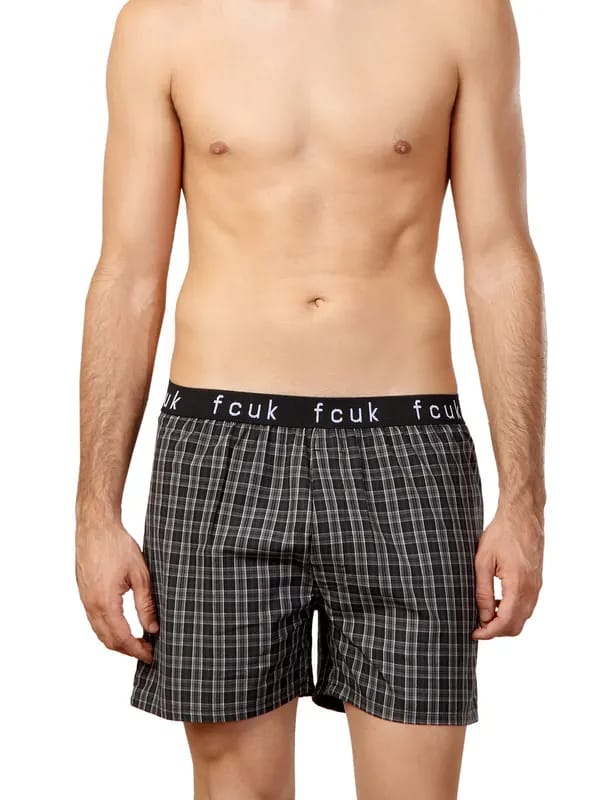 FCUK Black Boxers