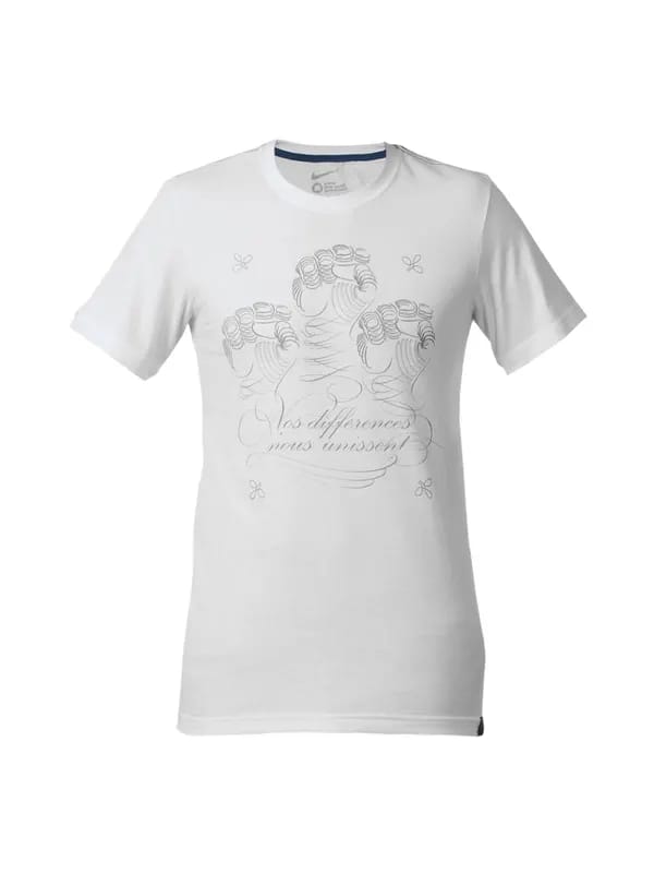 Nike Men White FFF T-shirt