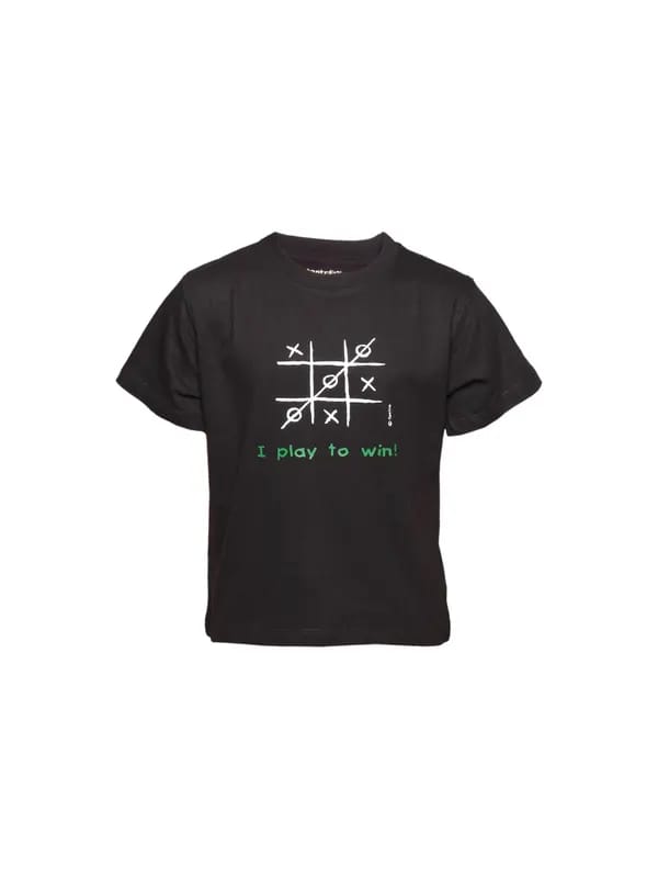 Tantra Kid's Unisex Play To Win Black Kidswear