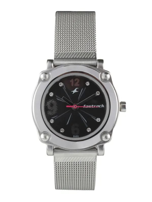 Fastrack Women Black Dial Watch