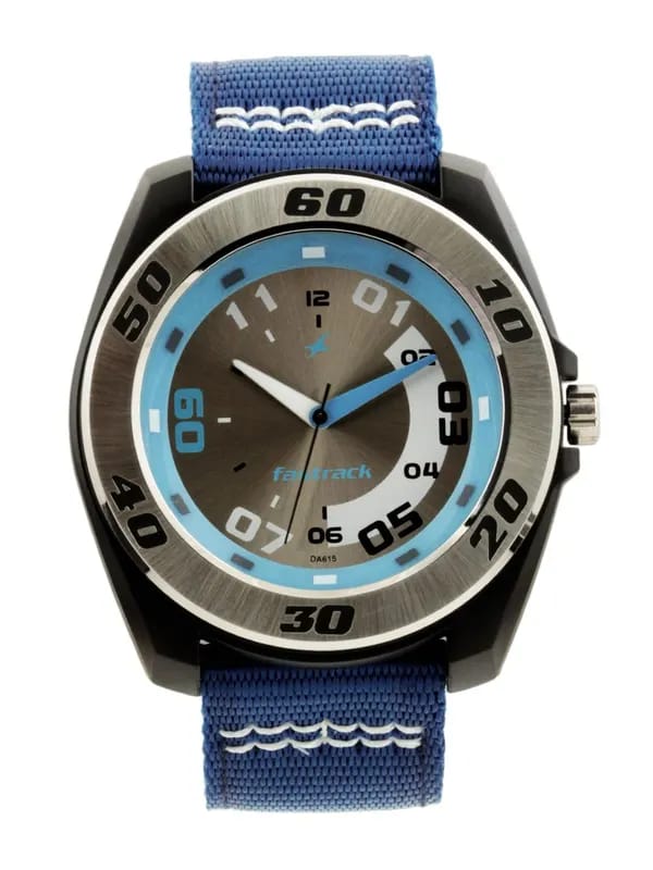 Fastrack Men Steel Dial Watch