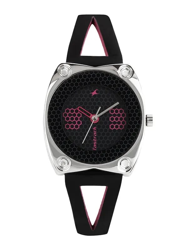 Fastrack Women Black Dial Watch