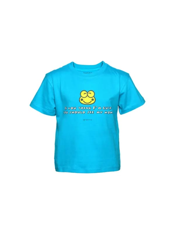 Tantra Kid's Unisex Cute Mom Turqoise Kidswear