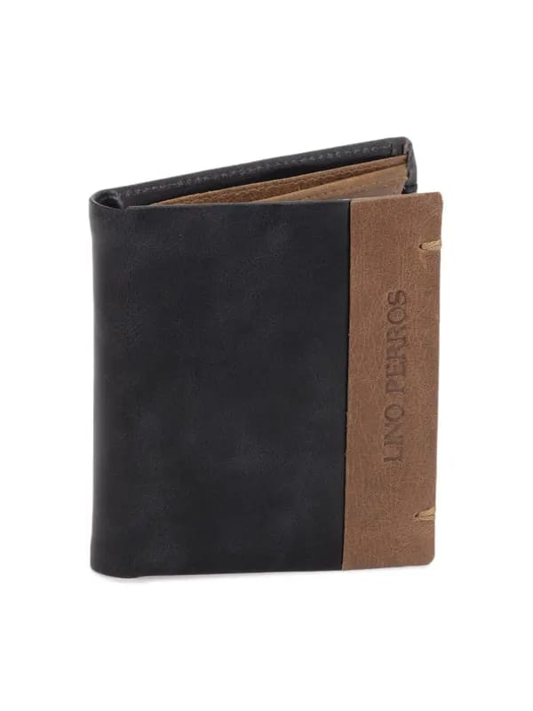 Lino Perros Men Navy Blue Wallet