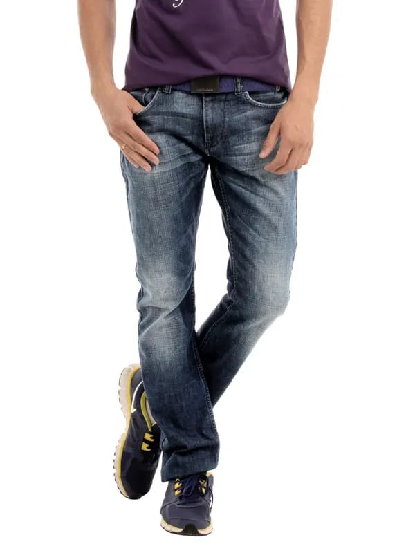 Spykar Men Navy Blue Jeans