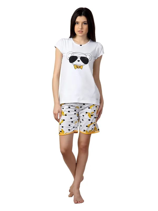 SDL by Sweet Dreams Women White Night suits