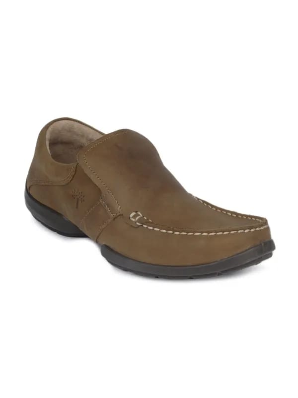 Woodland Men Khaki Shoes