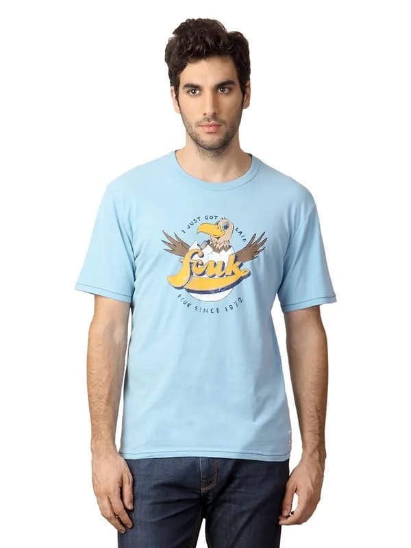 French Connection Men Blue T-shirt