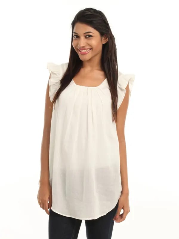 Vero Moda Women White Tunic