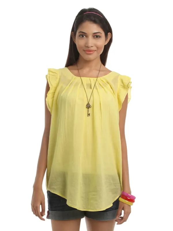 Vero Moda Women Yellow Tunic
