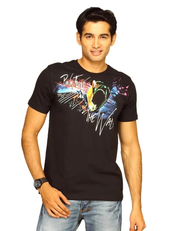 Pink Floyd Men's The Wall Black T-shirt