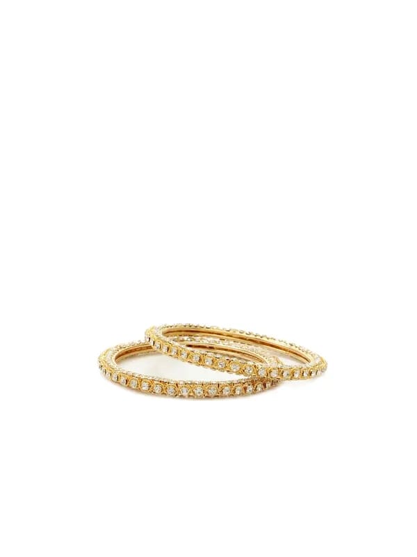 Royal Diadem Set of 2 Golden Bangles