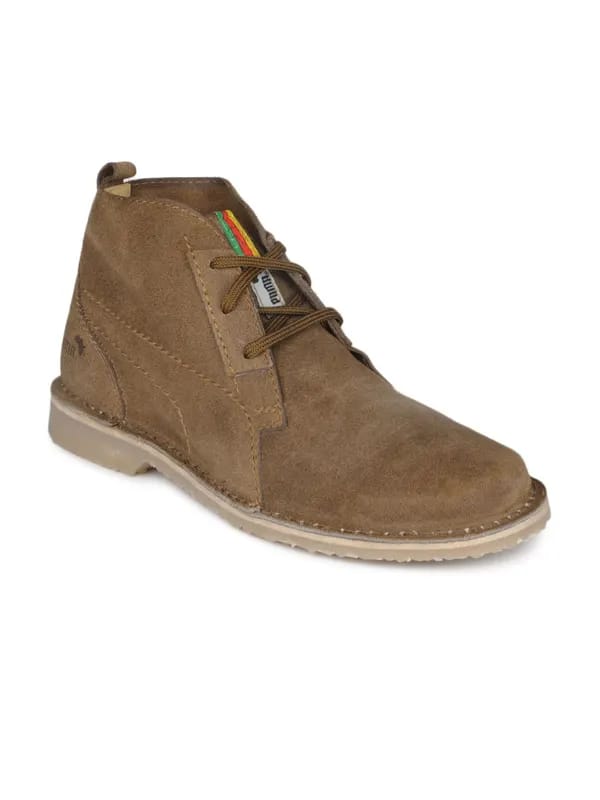 Puma Men Brown Terrae Mid Africa Shoes