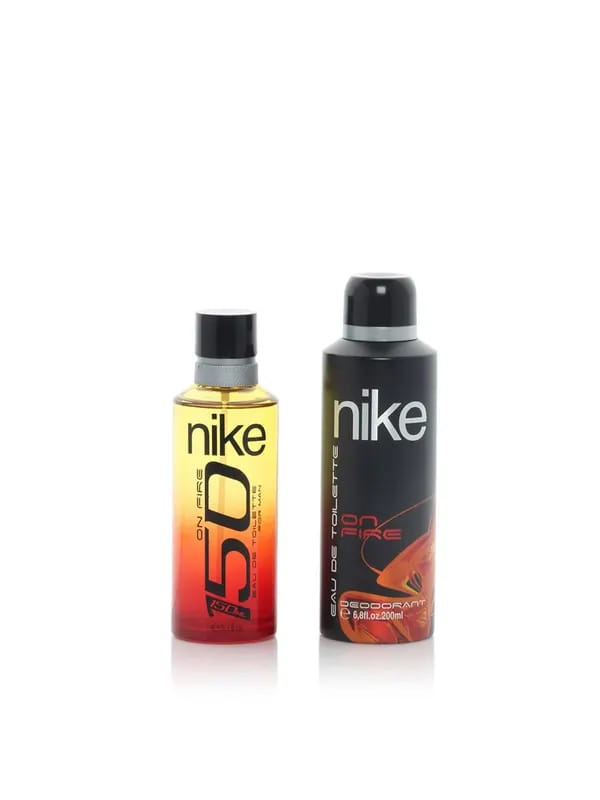 Nike Fragrances Men On Fire Perfume and Deo Set