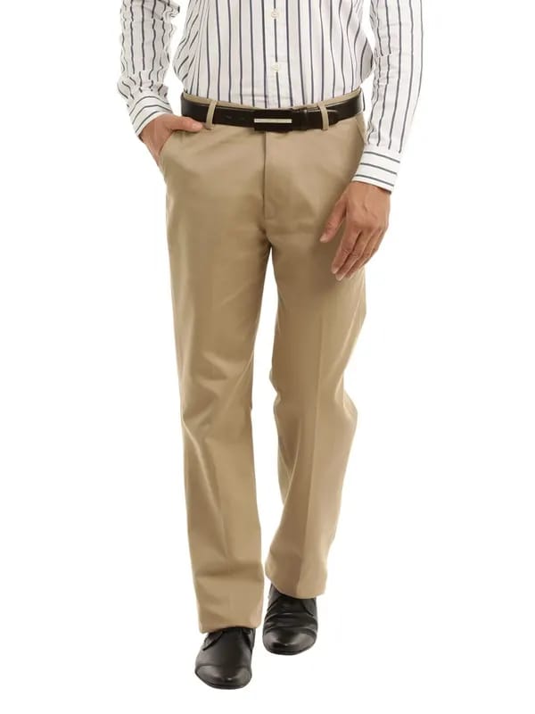 Indian Terrain Men Beige Trousers