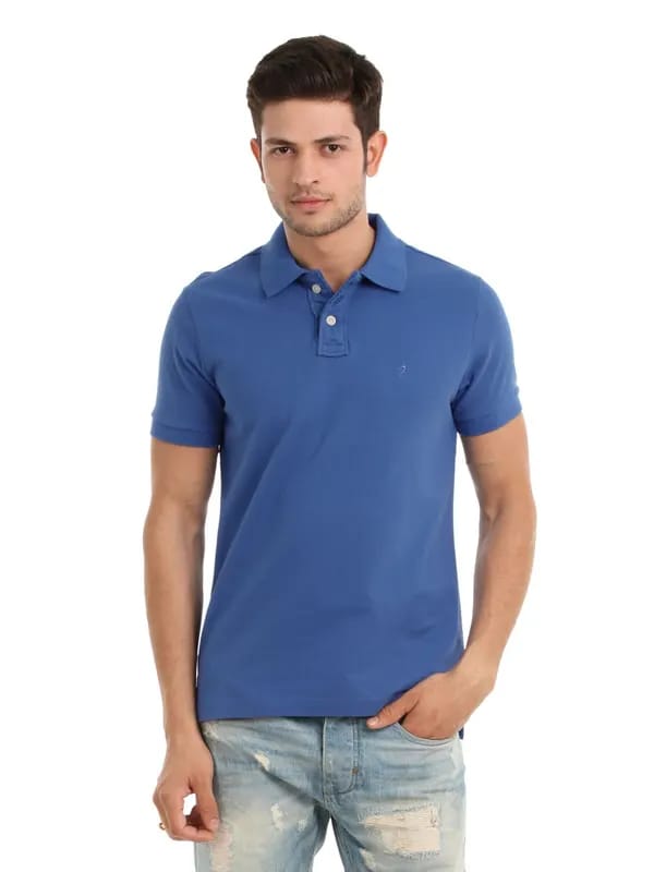 Indian Terrain Men Blue T-shirt