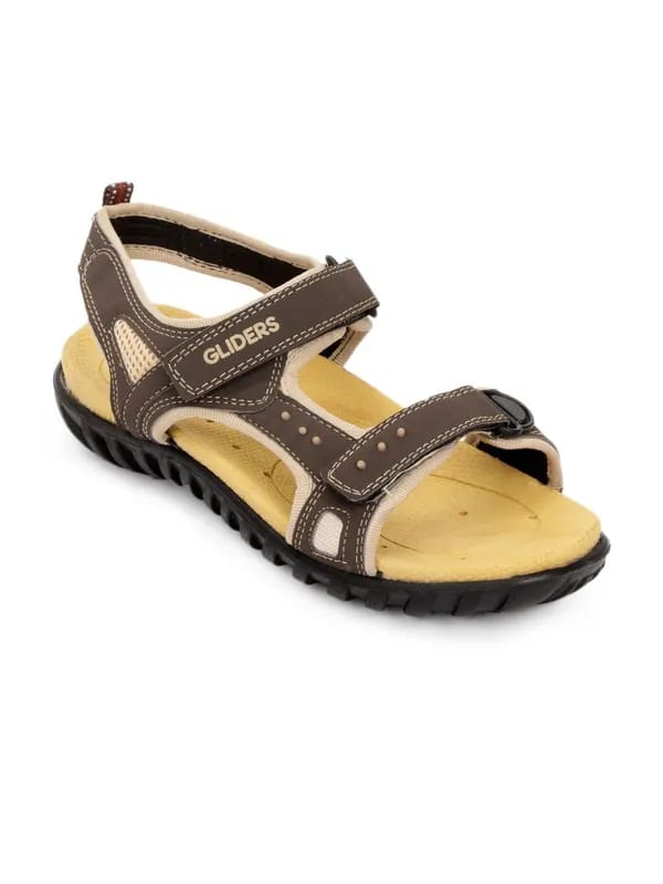 Gliders Men Brown Davis Sandals