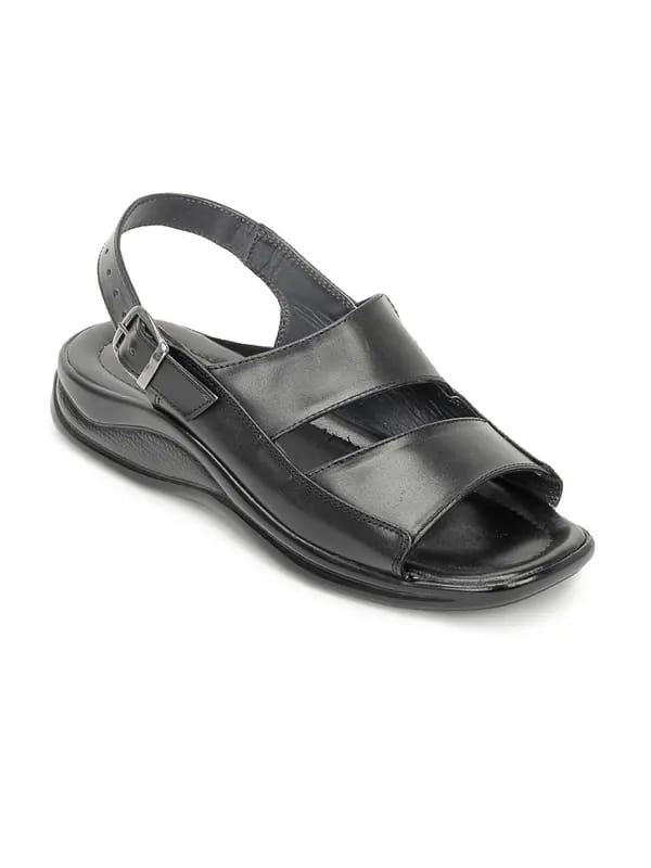 Coolers Men Black Sandals