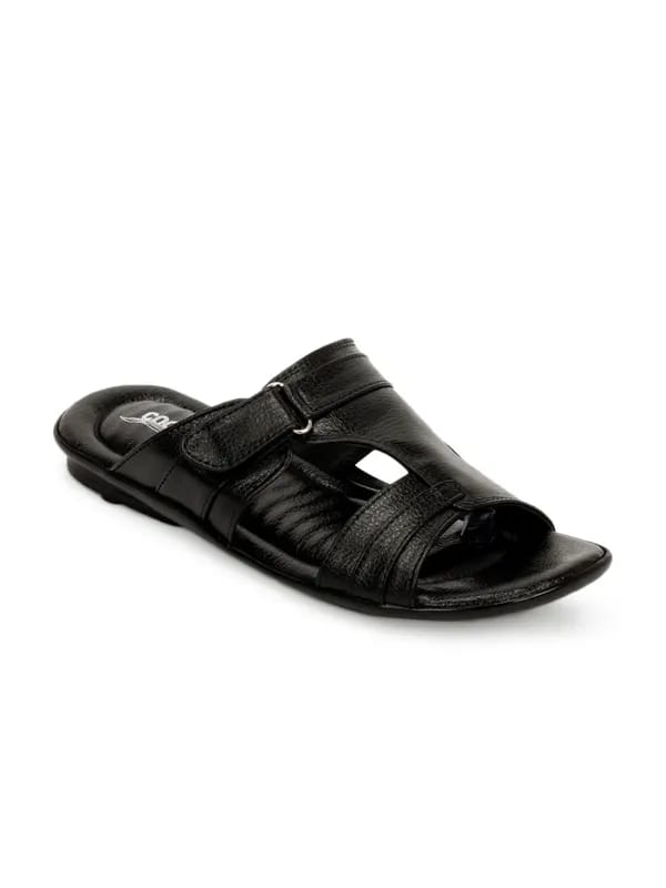 Coolers Men Black Sandals