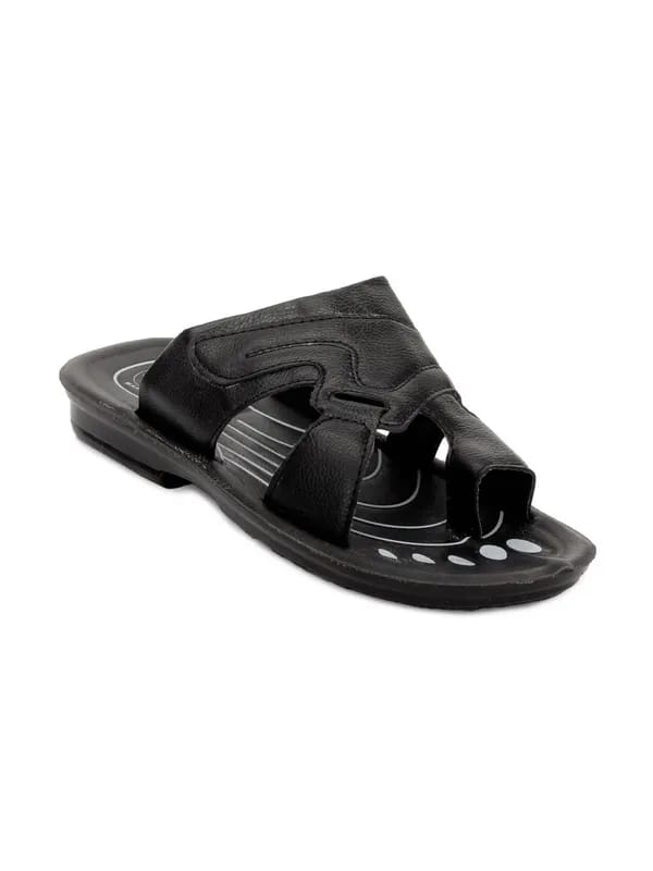 Coolers Men Black Sandals