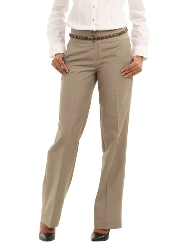 Wills Lifestyle Women Brown Trousers
