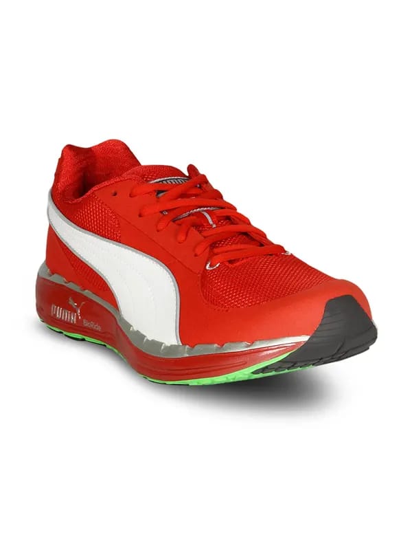 Puma Men Faas Red Silver Green Shoe
