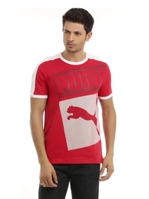 Puma Men Red Heroes T-shirt