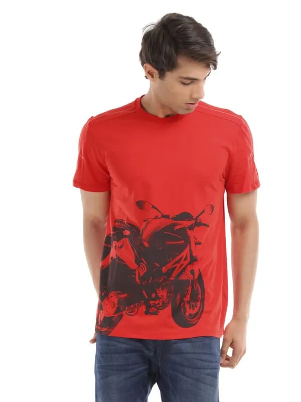 Puma Men Red T-shirt