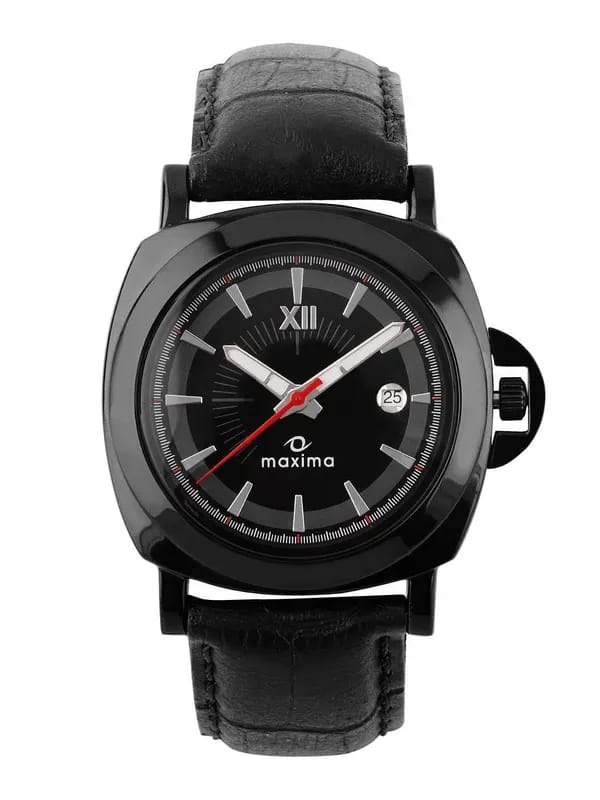 Maxima Attivo Men Black Dial Watch