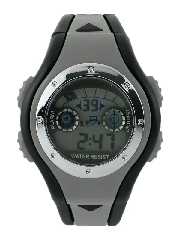 Maxima Men Steel Dial Digital Multifunction Watch