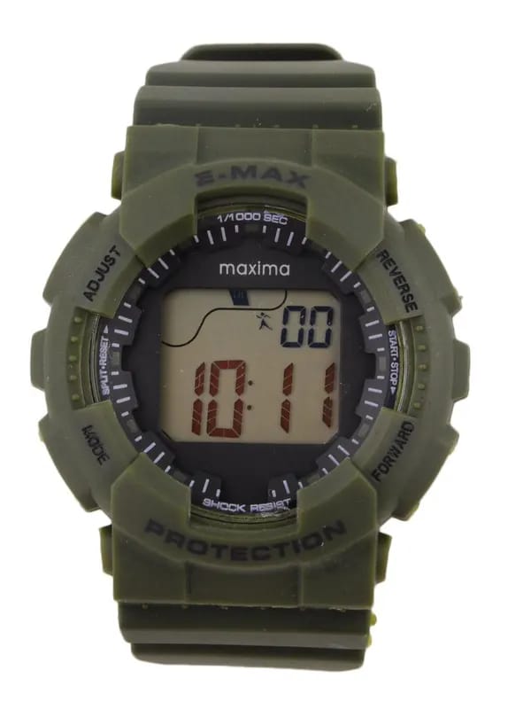 Maxima Attivo Men Olive Green Digital Watch