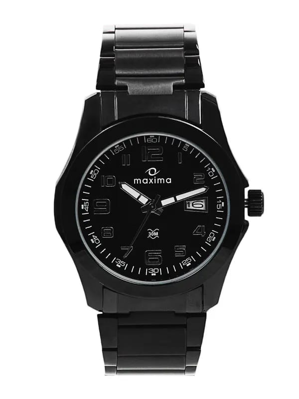 Maxima Men Black Attivo Watch